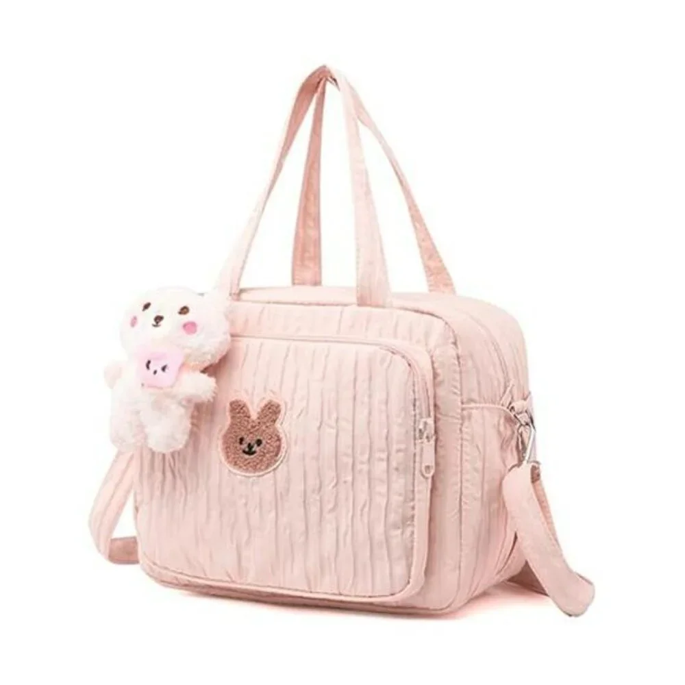 Small Diaper Bag Tote Crossbody Baby Bag with Insulated Pockets Travel Mommy Bag